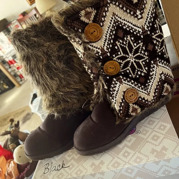 Ankle Boots Muk Luks Boot Toppers MUK LUKS WOMEN FLEXI HOBOKEN